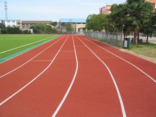 La hierba artificial 100% del césped del fútbol del PE 25m m, calibra la hierba del sintético de 3/8 deportes